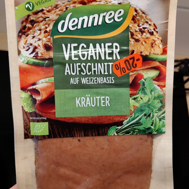 photo of Dennree Veganer Aufschnitt Kräuter shared by @realsustainablelife on  16 Feb 2024 - review