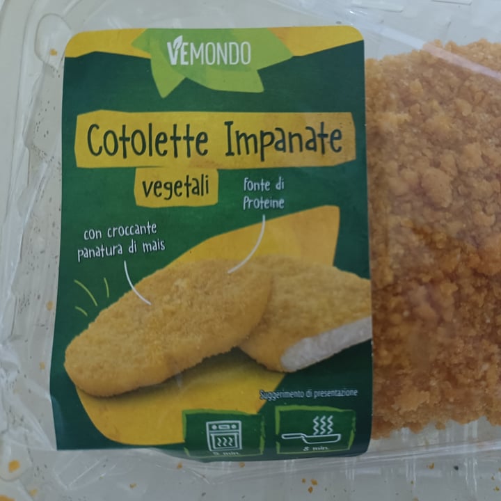 photo of Vemondo cotolette impanate vegetali shared by @bdpveg on  03 Jul 2025 - review