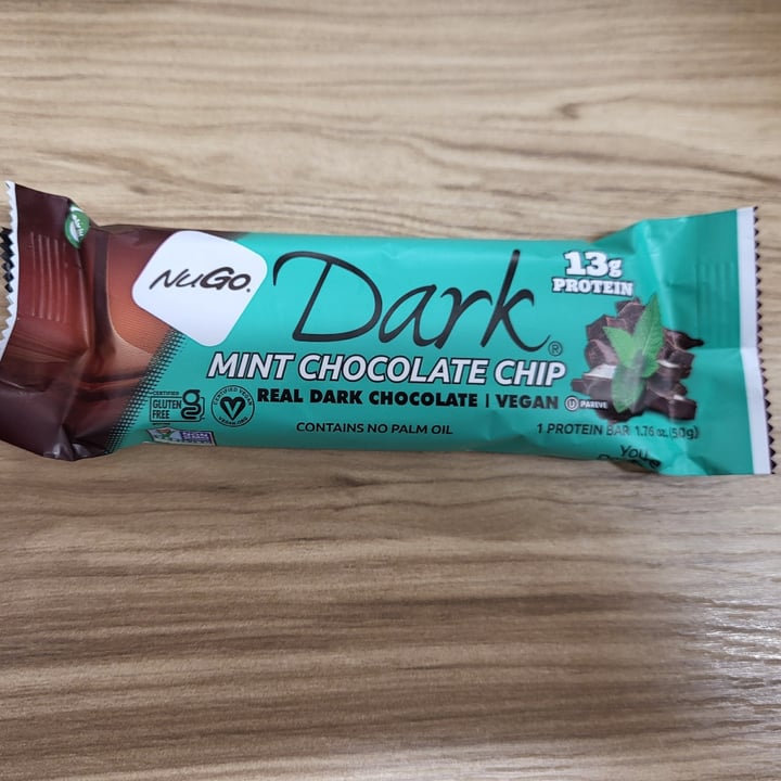 photo of NuGo Dark Mint Chocolate Chip shared by @socalvegan on  28 Sep 2025 - review