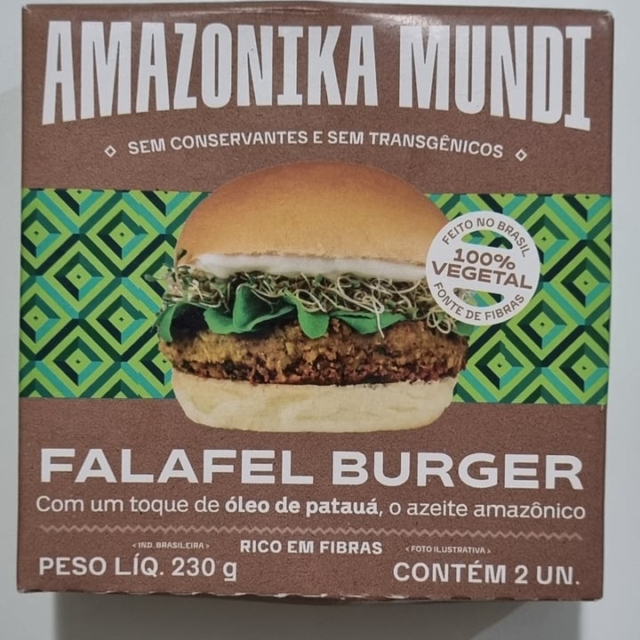 photo of Amazônica Mundi Falafel Burger Falafel Burger da Amazonica Mundi shared by @renatalemos on  12 Nov 2023 - review