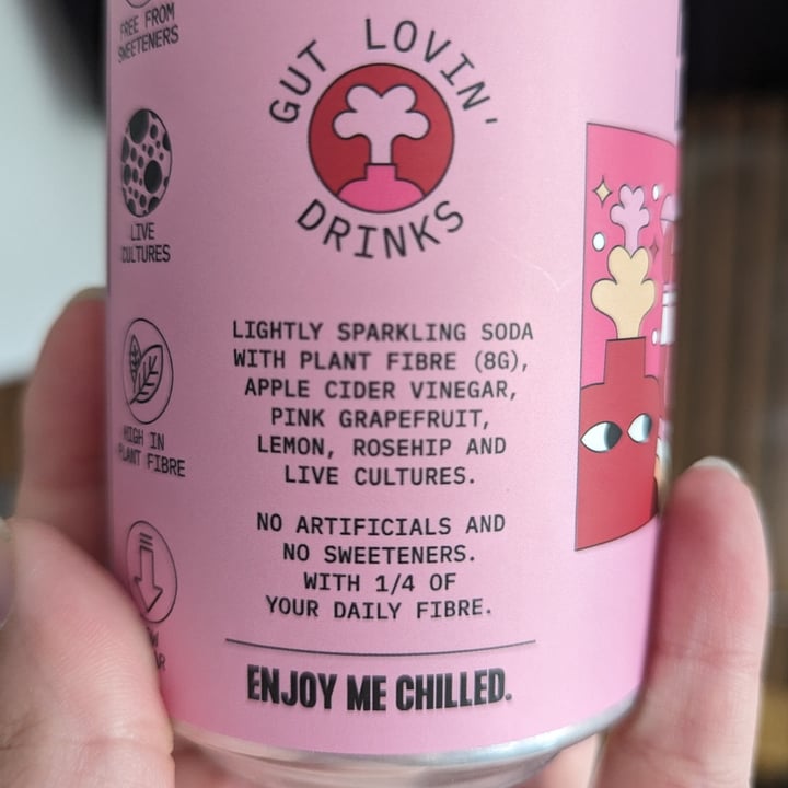 photo of hip pop Pink Grapefruit Living Soda shared by @bethany777 on  12 May 2024 - review