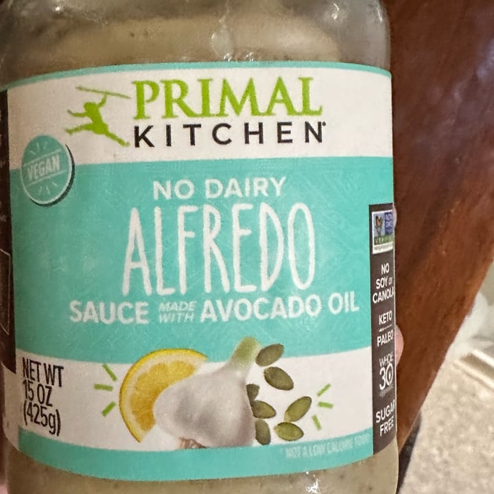 photo of Primal Kitchen Alfredo Sauce with Avocado Oil  shared by @therascal on  26 Aug 2023 - review