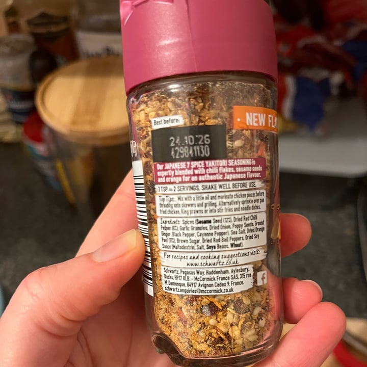 photo of Schwartz Japanese 7 Spice Yakitori Seasoning shared by @ameriamber on  18 Nov 2024 - review