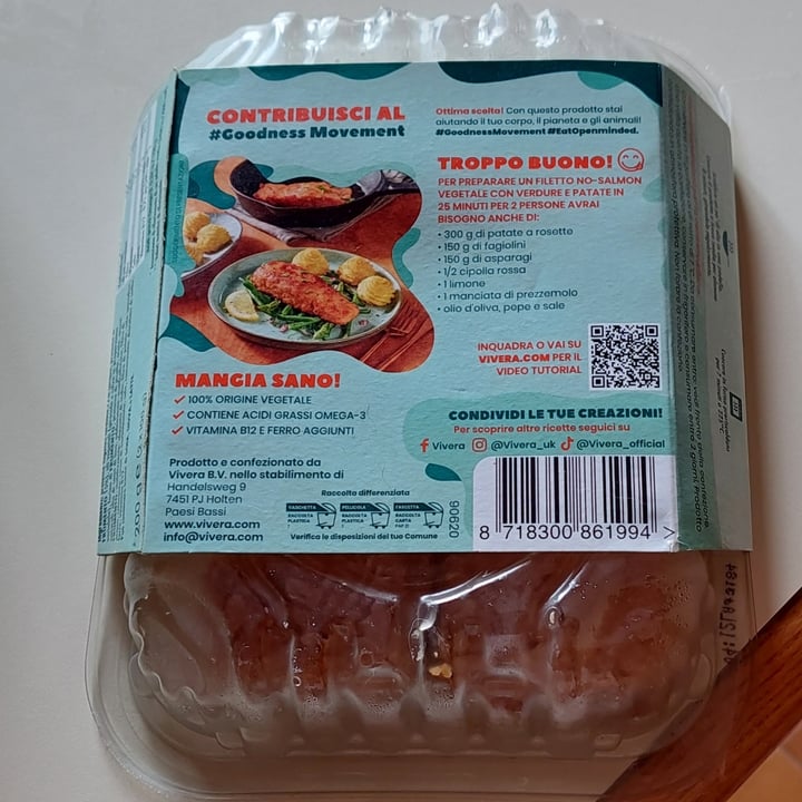 photo of Vivera Filetto No-Salmon Vegetale shared by @veggyisa on  31 Aug 2023 - review