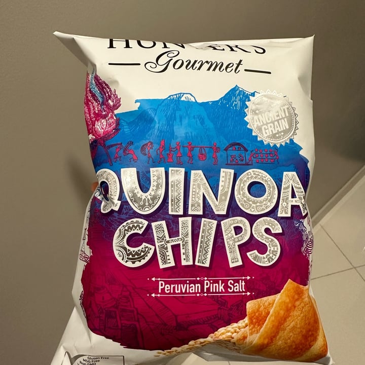 photo of Hunter's gourmet Quinoa Chips: Peruvian Pink Salt shared by @thevegancreatives on  20 Mar 2024 - review