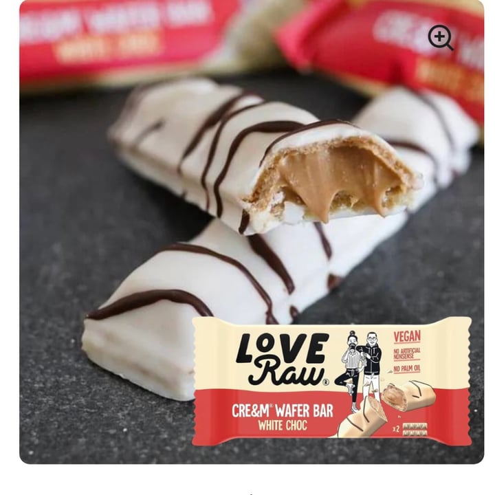 photo of We love raw food Cream Wafer Bar White Choc shared by @clarodeluna on  30 Sep 2025 - review