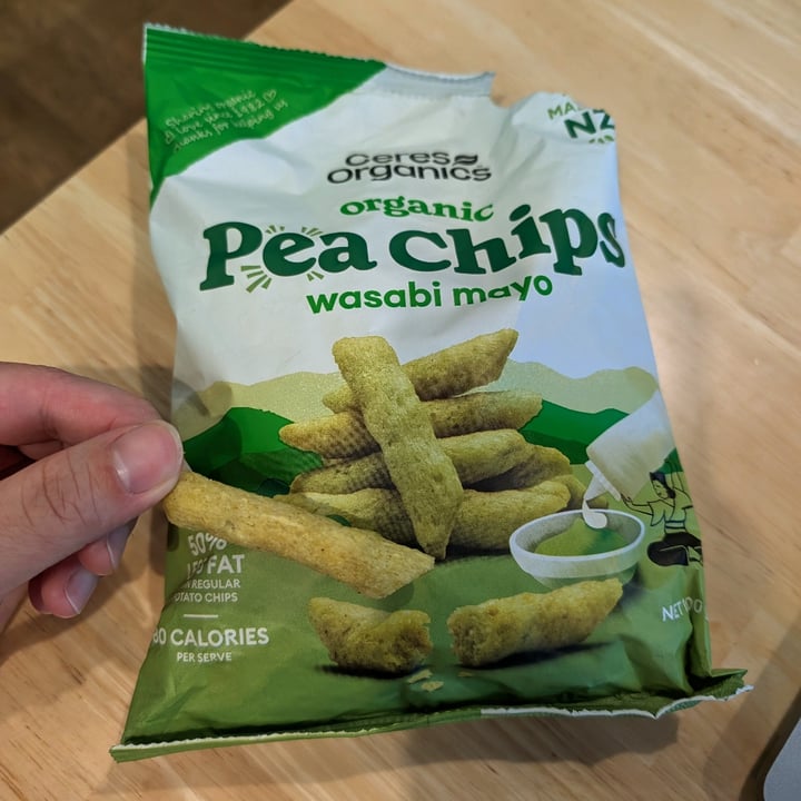 photo of Ceresorganics Organic Pea Chips Wasabi Mayo shared by @stevenneoh on  08 Oct 2025 - review