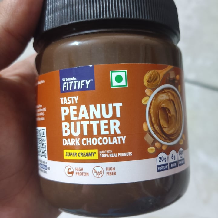 photo of Saffola Creamy Chocolate Peanut Butter shared by @vegankur on  05 Oct 2023 - review