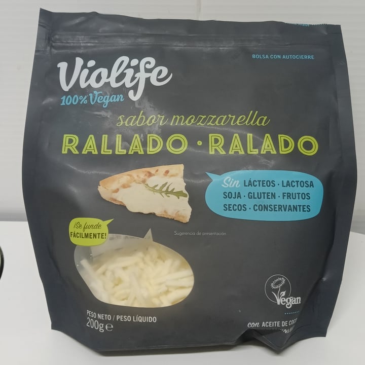 photo of Violife Queso Rallado sabor a Mozzarella shared by @irantzu on  24 Sep 2023 - review