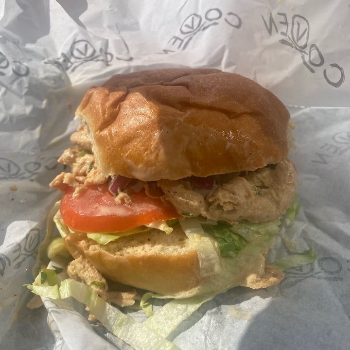 photo of Coven plant based marketplace Chkn Salad Sandwich shared by @janscaz on  23 Sep 2025 - review