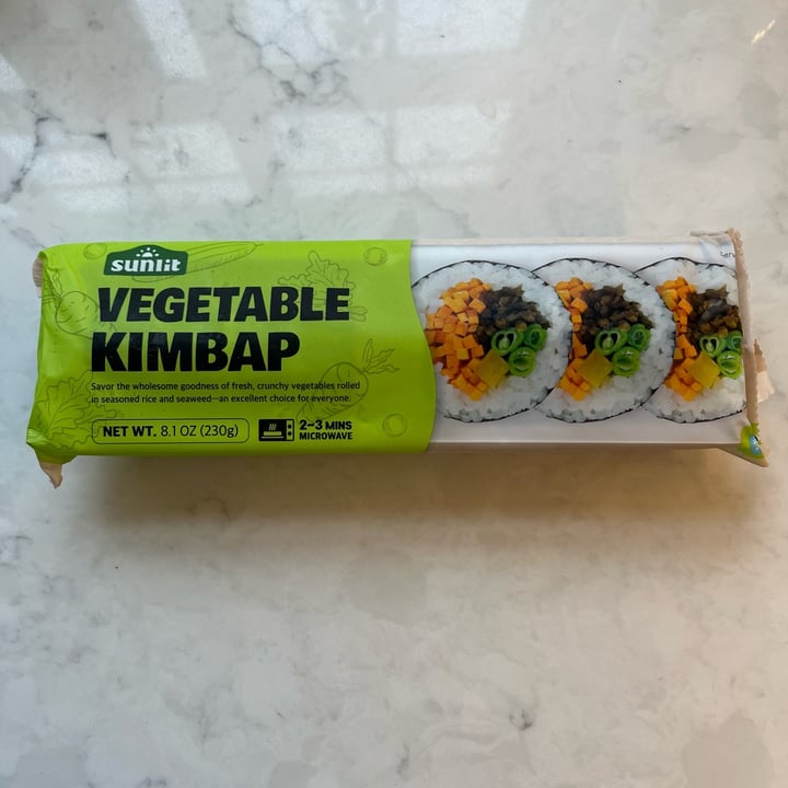 photo of Sunlit Vegetable Kimbap shared by @alistar on  02 May 2024 - review