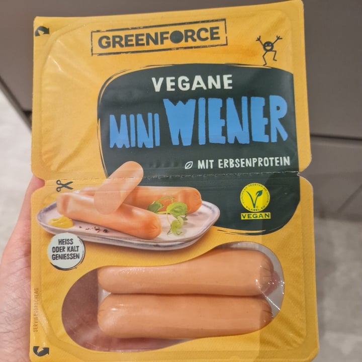 photo of GREENFORCE Vegane Mini Wiener shared by @assunonsolosoia on  03 Mar 2024 - review