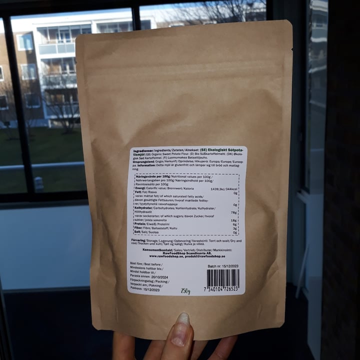 photo of Rawfoodshop Sweet potato flour shared by @adropoceanic on  29 Apr 2024 - review