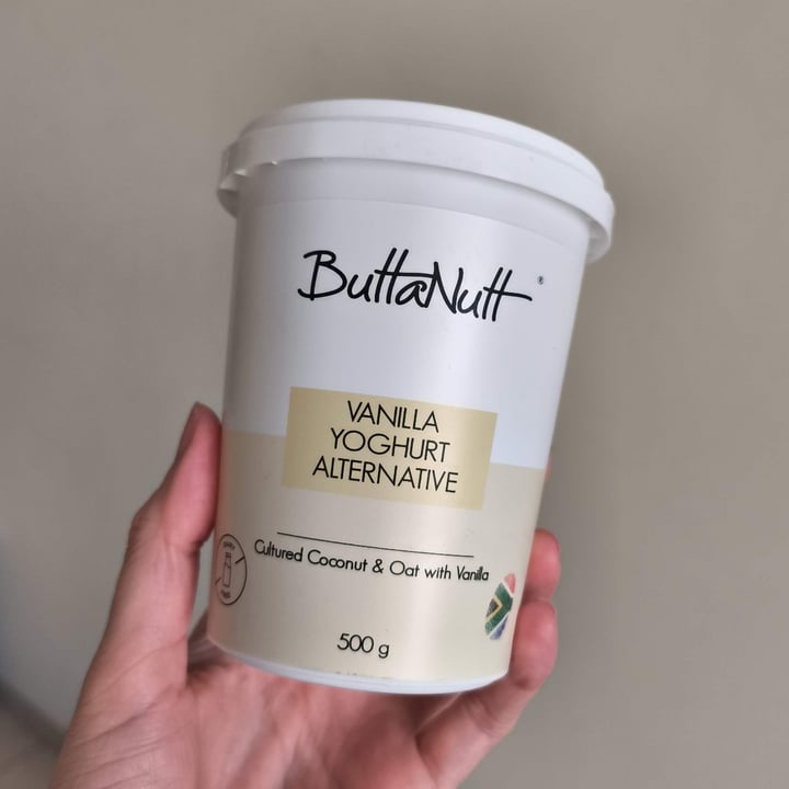photo of ButtaNutt Vanilla Yogurt Alternative (Coconut and Oat) shared by @viiathevegan on  26 Apr 2025 - review