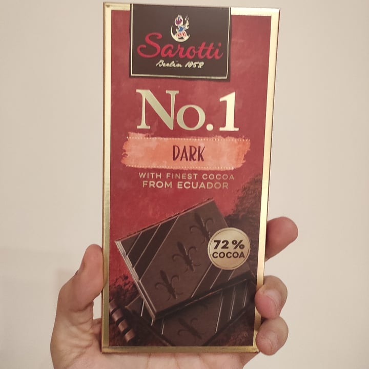photo of Sarotti Chocolate Dark shared by @veganeuskadi on  17 Jan 2024 - review