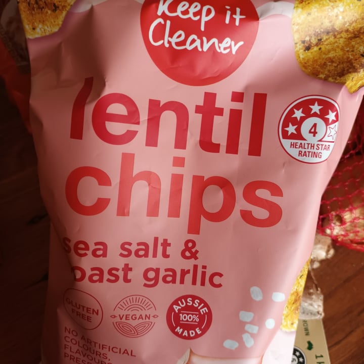 photo of Keep It Cleaner Lentil Chips - Sea Salt And Roast Garlic shared by @jaffywhim on  18 May 2024 - review