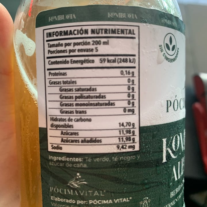 photo of Pócima vital Kombucha de Albahaca shared by @happycoconut2004 on  08 Jul 2025 - review