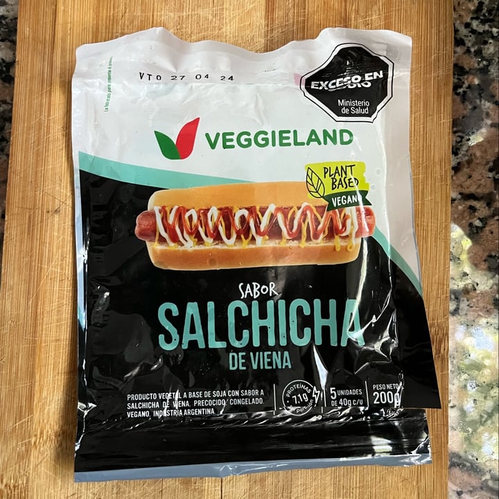 photo of Veggieland Salchichas Veganas shared by @nagavegan on  26 Jan 2024 - review