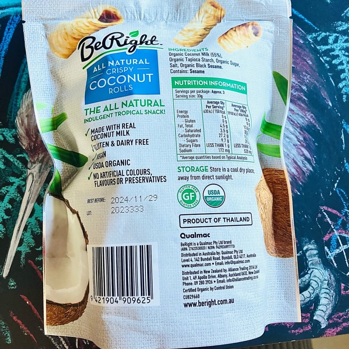 photo of Be Right Coconut Rolls shared by @lil-chickpea on  19 Apr 2024 - review