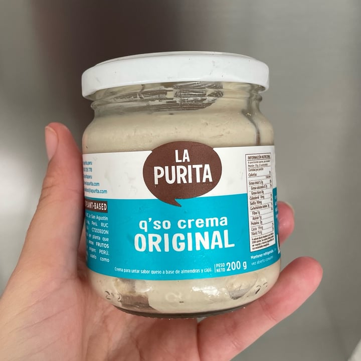 photo of LA PURITA Q’so crema original shared by @andreapajuelom on  19 Sep 2024 - review
