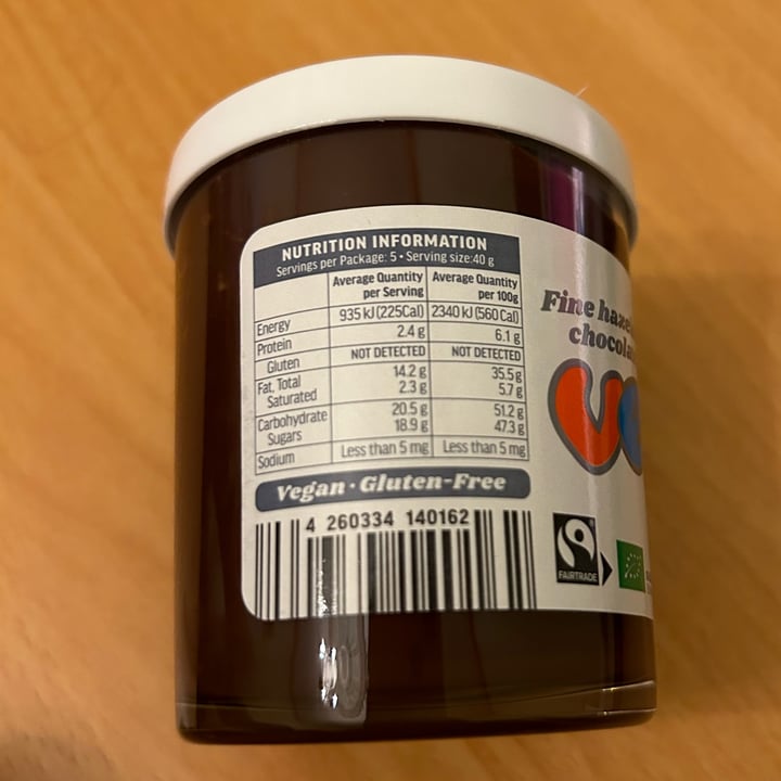 photo of Vego Fine Hazelnut Chocolate Spread Crunchy  shared by @vegellious on  12 May 2024 - review