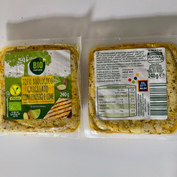 photo of Bio Natura Tofu grigliato con Zenzero e Lime shared by @marghecassius on  22 Sep 2025 - review