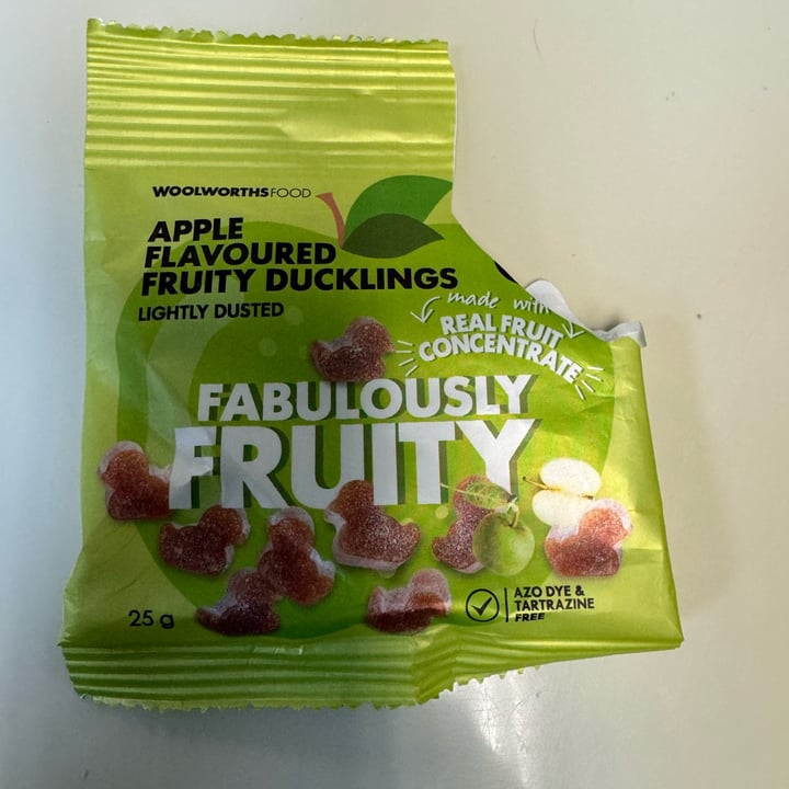 photo of Woolworths Food apple flavoured fruity ducklings shared by @preenasastra on  08 Jan 2024 - review