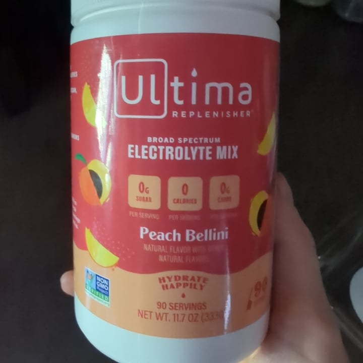 photo of Ultima Replenisher peach bellini shared by @graciousdeer14 on  10 Oct 2023 - review