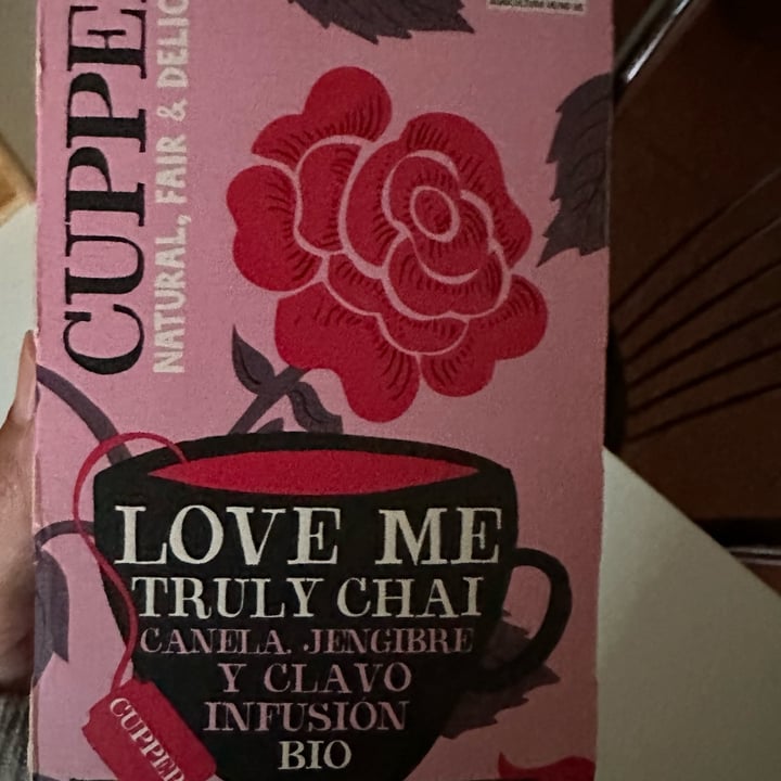 photo of Cupper Love me truly chai shared by @marinaricettevegan on  16 Jan 2024 - review