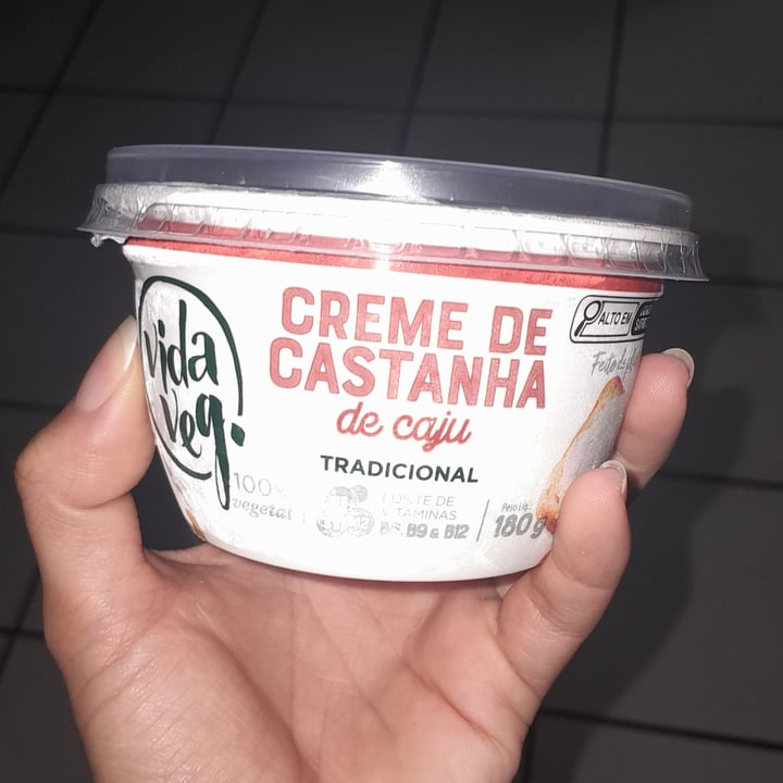 photo of Vida Veg Creme De Castanha De Caju Tradicional shared by @arianev3g on  02 Mar 2025 - review