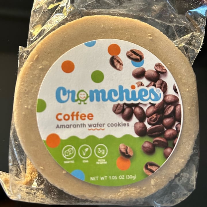photo of Cromchies Coffee Amaranth Wafer Cookies shared by @schandra on  14 Oct 2023 - review
