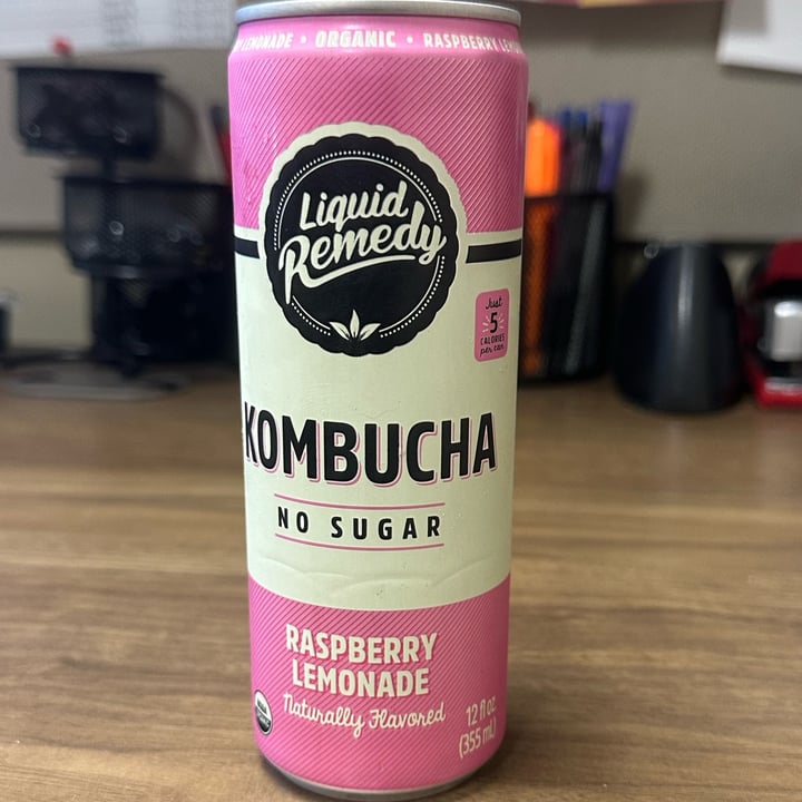 photo of Liquid Remedy Kombucha Raspberry Lemonade shared by @crazeedeysi on  20 Jul 2025 - review