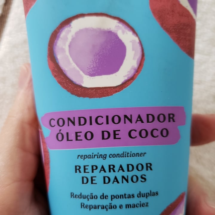 photo of O Boticário cuide-se bem condicionador oleo de coco shared by @vrgvegana on  25 Jan 2024 - review