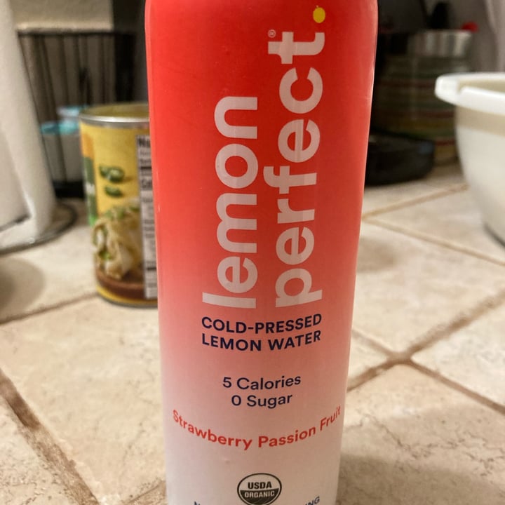 photo of Lemon perfect Strawberry passion fruit cold-pressed lemon water shared by @lion1518 on  16 Jul 2025 - review