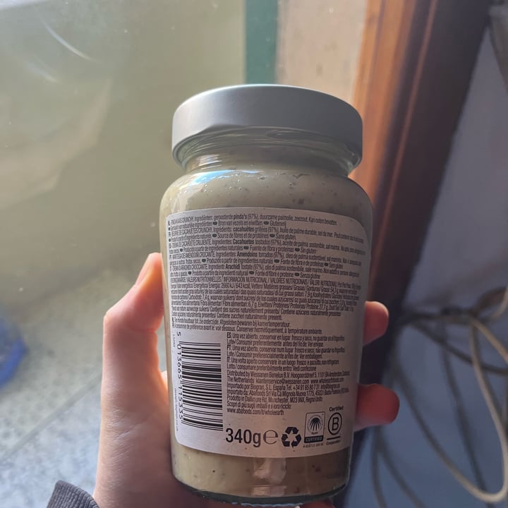 photo of Whole Earth crunchy peanut butter  450g shared by @giuliazecchini on  11 Mar 2024 - review