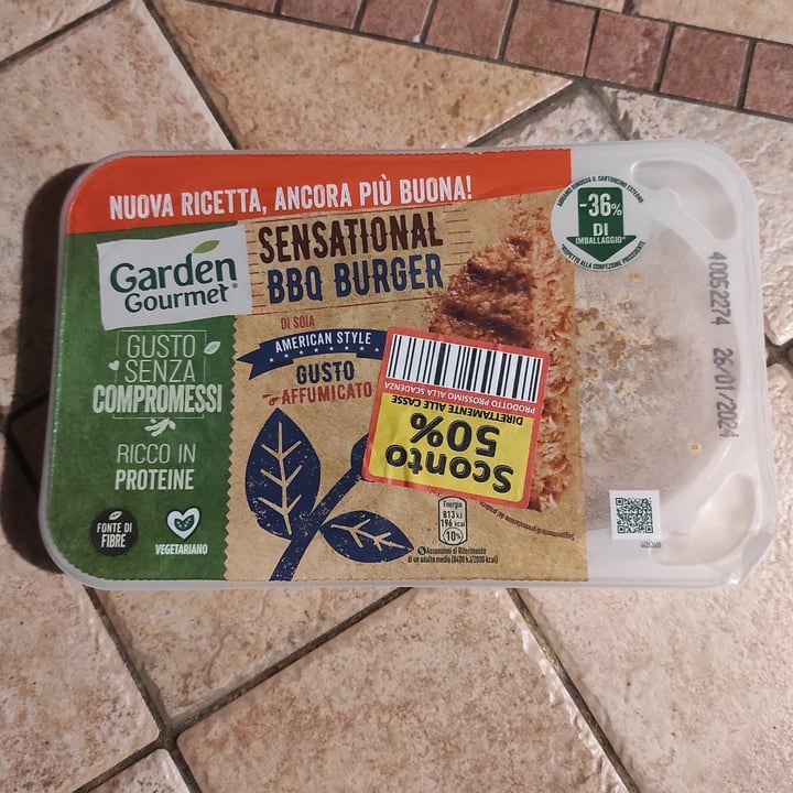 photo of Garden Gourmet sensational bbq burger american style shared by @giorgia3 on  29 Jan 2024 - review
