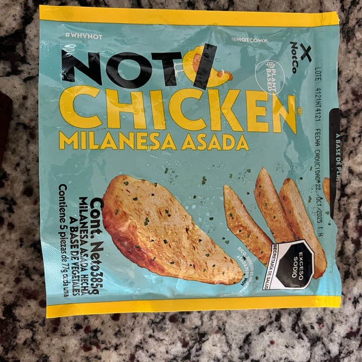 photo of NotCo chicken shared by @makintouch on  11 Oct 2024 - review