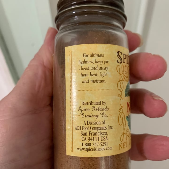 photo of Spice Islands Ground Nutmeg shared by @onehungryvegan on  04 Nov 2023 - review