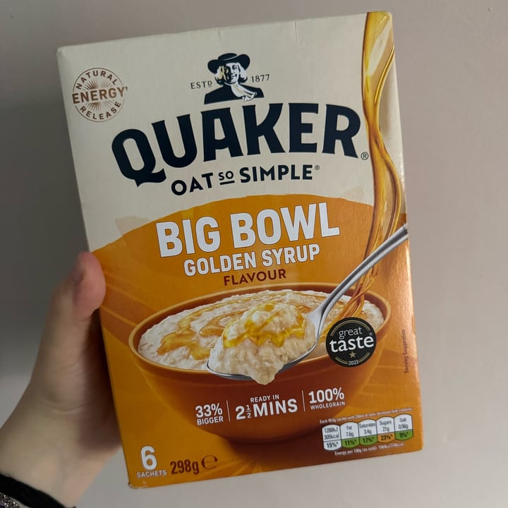 photo of Quaker Oat So Simple Golden Syrup shared by @mari99 on  08 Oct 2025 - review