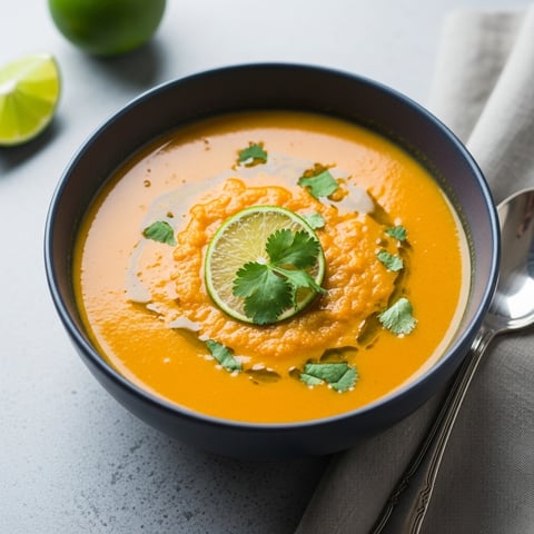 Easy Vegan Pumpkin Makrut Lime Soup: Creamy, Dairy-Free & Gluten-Free