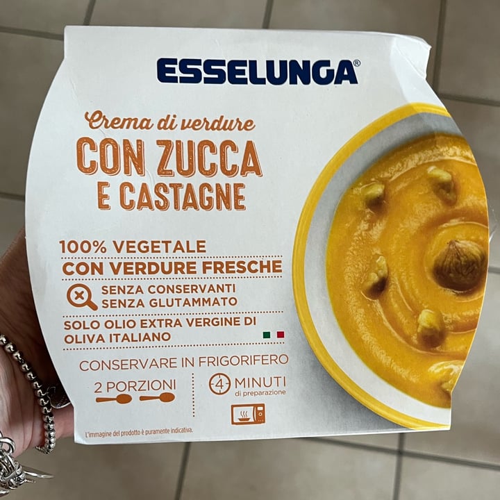 photo of  Esselunga Crema di Verdure con Zucca e Castagne shared by @cristina67 on  17 Mar 2024 - review