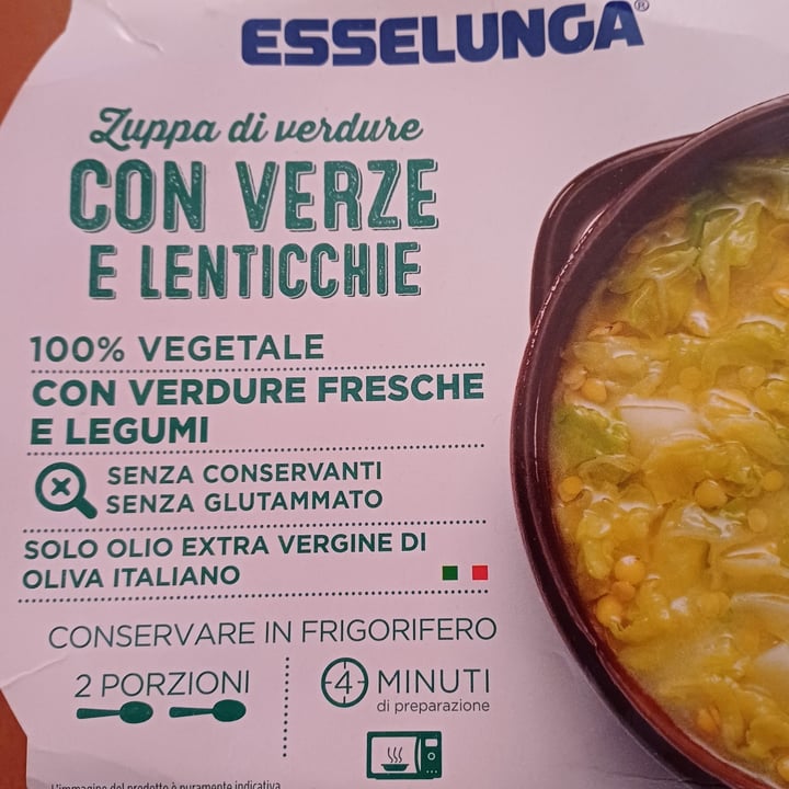 photo of  Esselunga Zuppa di verdure con miglio e lenticchie shared by @miocillo0 on  26 Apr 2024 - review