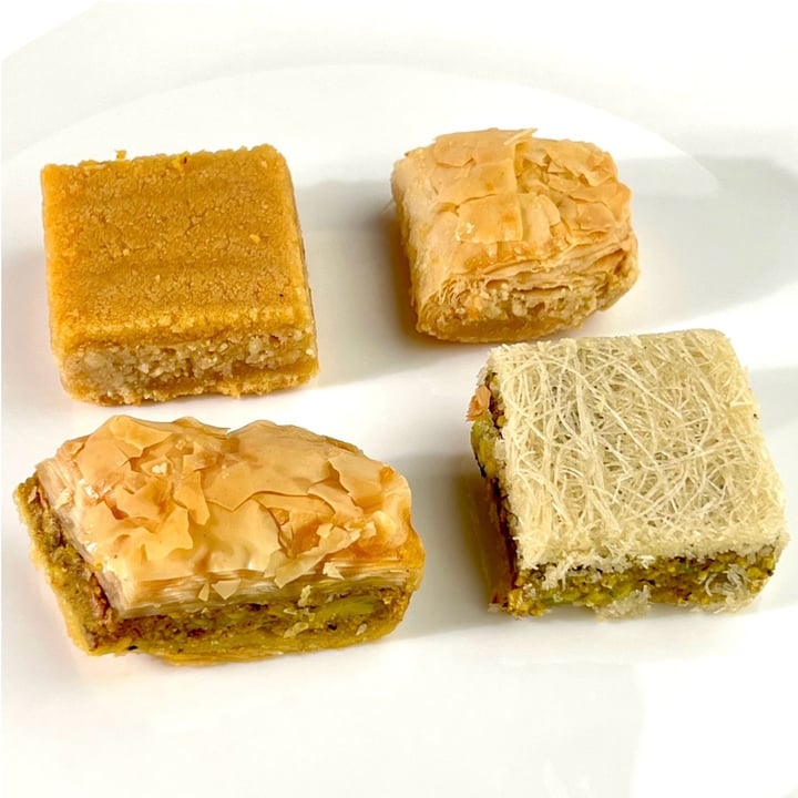 photo of Nicholas Restaurant Lebanese and mediterranean cuisine Assorted Baklava shared by @pdxveg on  08 May 2024 - review