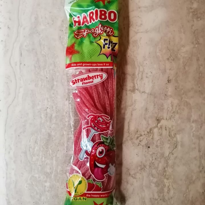 photo of Haribo Spaghetti strawberry shared by @anthe on  26 Aug 2023 - review