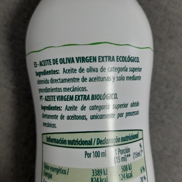 photo of GutBio Aceite de oliva virgen extra ecológico shared by @danielgl on  10 Jan 2024 - review