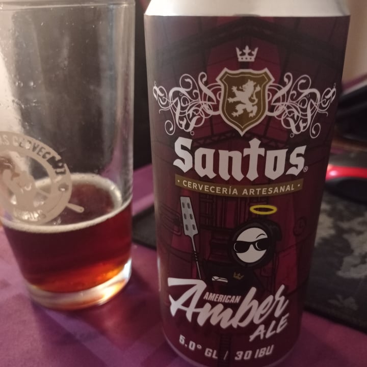 photo of Santos cervecería artesanal American Amber Ale shared by @omarchelechg on  13 Feb 2024 - review