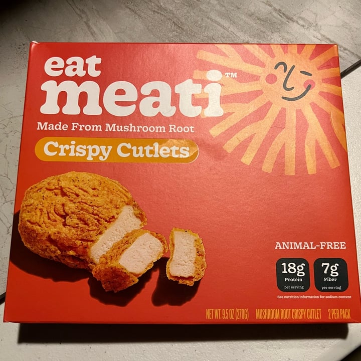 photo of Eat Meati Crispy Cutlets shared by @ksvegan17 on  01 Oct 2023 - review