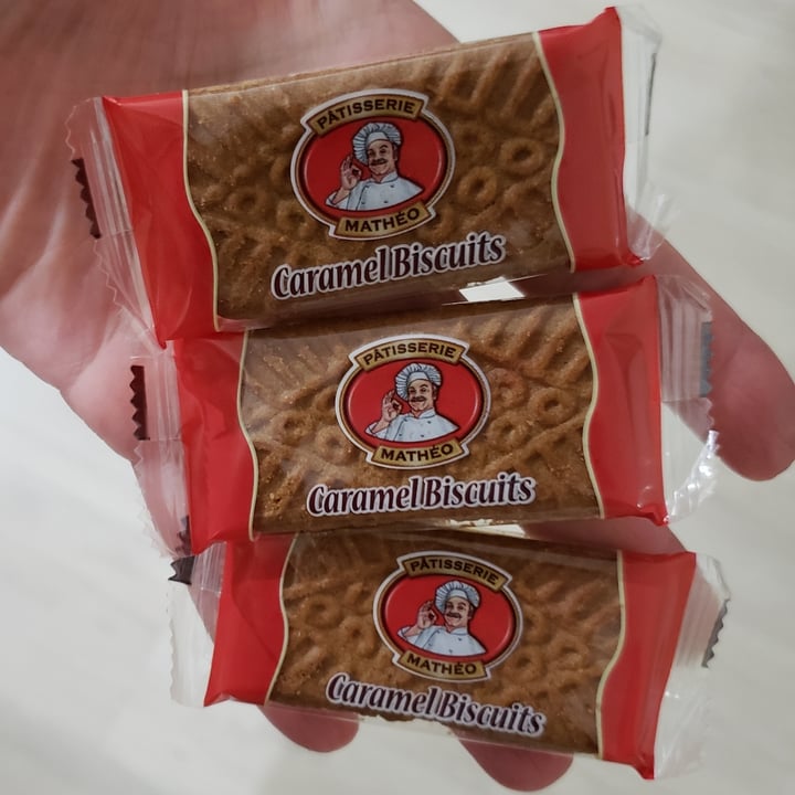 photo of Pâtisserie Mathéo Caramel Biscuits shared by @vrgvegana on  14 Apr 2024 - review
