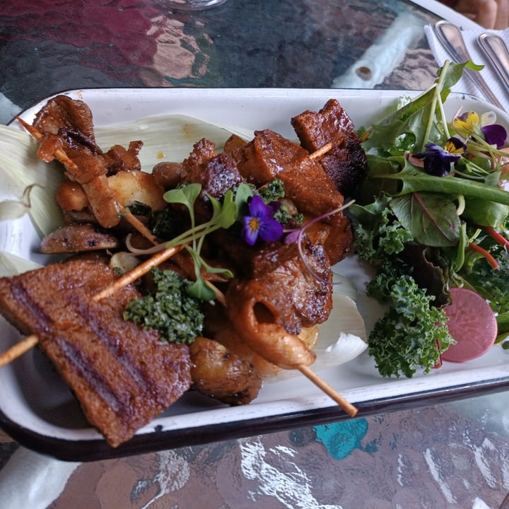 photo of Parada Vegana Mushrooms and seifu anticuchos shared by @veganintheworld on  30 Sep 2024 - review
