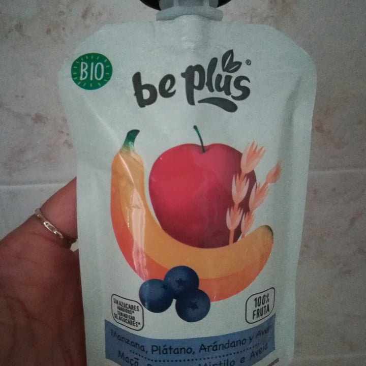 photo of Be plus Fruit puree with oats - Apple, Banana, Blueberries and Organic Oats shared by @grilla on  23 Aug 2023 - review